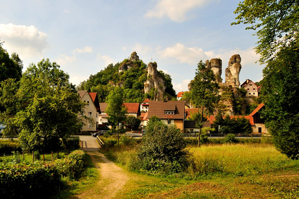 0458117 Tüchersfeld am Abend