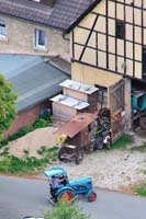 0338106Alter Hanomag Traktor in Streitberg