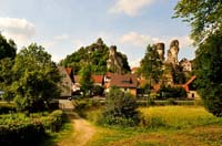 0458117 Tüchersfeld am Abend